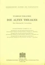 Die Alten Thraker: Eine Ethnologische Untersuchung