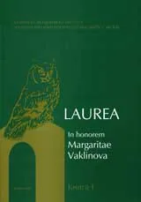LAUREA in honorem Margaritae Vaklinova, книга 1