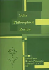 Sofia Philosophical Review, 2011/ Volume V, No.1