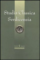 Studia Classica Serdicensia 2015 - Том 4