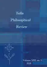Sofia Philosophical Review, vol. XIІІ, №1, 2020