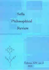 Sofia Philosophical Review, vol. XIV, №2, 2021