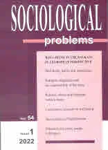 Sociological Problems, Vol. 54, 2022 - Issue 1